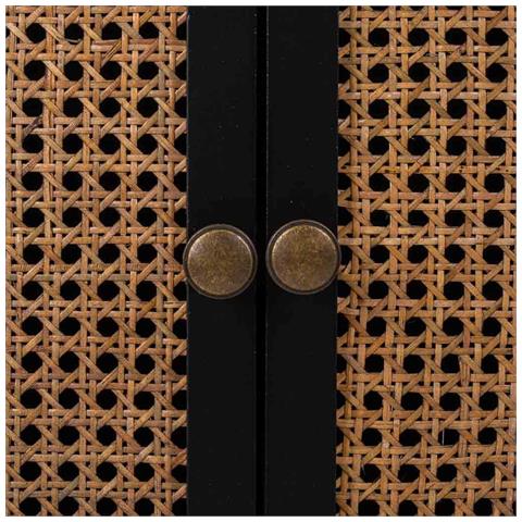 Comodino In Legno Nero 50x36x65 - Foto 7