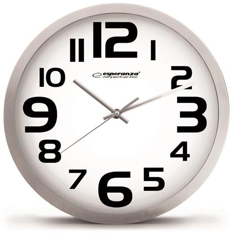 Ehc013k Wall Clock - Zurich - Black Orologio Al Quarzo Ovale Nero, Bianco - Foto 2