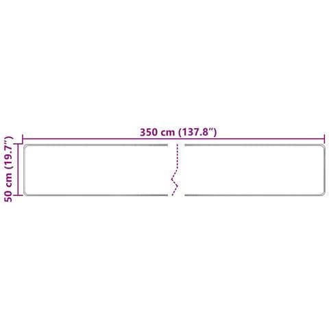 Tappeto Stampa Crema 350 x 50 cm Poliestere e PVC - Foto 7