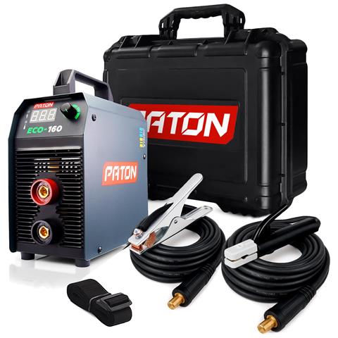ECO-160-C Saldatrice a elettrodo 160A MMA con accessori | Saldatrice ad arco 160A | Kit portatile 240V con valigetta rigida - Foto 1