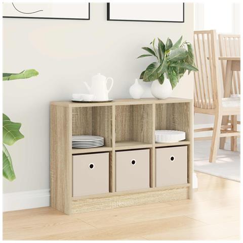 Credenza con cassetto Rovere Sonoma 73,5 x 22,5 x 53,5 cm - Foto 2