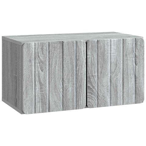 Mobile Porta TV da Muro Grigio Sonoma 59,5 x 31 x 30 cm - Foto 1