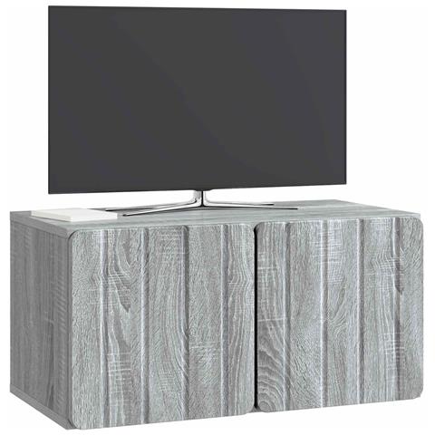 Mobile Porta TV da Muro Grigio Sonoma 59,5 x 31 x 30 cm - Foto 2