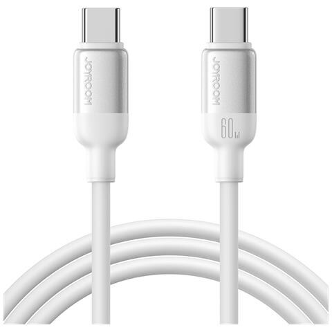 Cavo USB-C - Silicone, Bianco, 60W - Foto 1