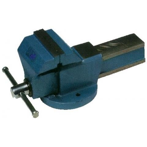 Morsa da Banco Fissa con Incudine 100 mm Apertura max 100 mm in Acciaio - Foto 2