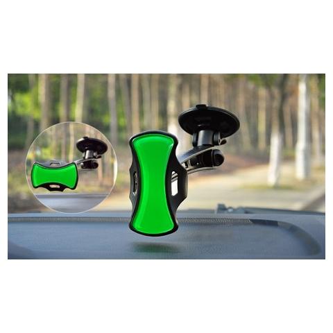 Supporto Universale Verde Da Auto Smartphone Gps A Ventosa - Foto 2