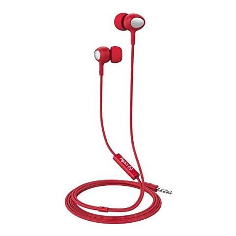 Auricolari Stereo Ear 3.5mm Round Cable colore Rosso - Foto 1
