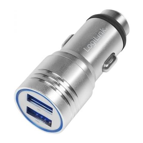 Caricatore Da Auto In Alluminio 2x Usb 10,5w Rompivetro Di Emergenza - Foto 6