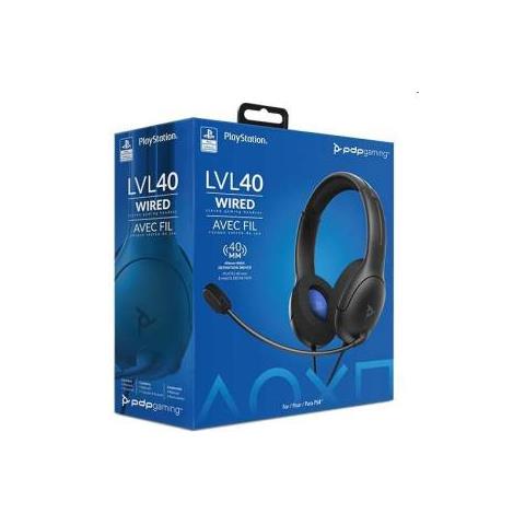 Pdp Cuffie Stereo Lvl40 Sony Playstation Nero - Essentials - Playstation 4 - Foto 2