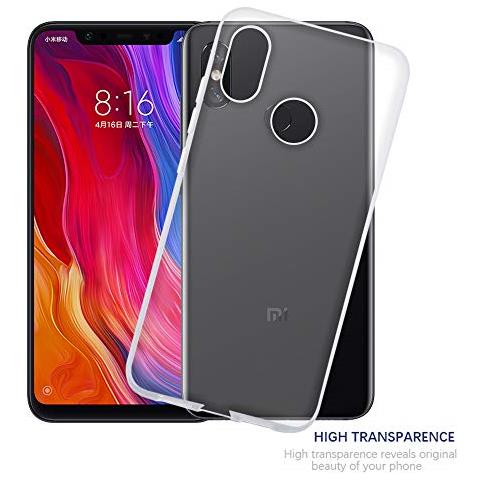 Custodia Compatibile Con Xiaomi Mi 8 In Completamente Trasparente - Coperchio Protettivo In Silicone Tpu Flessibile - Foto 2