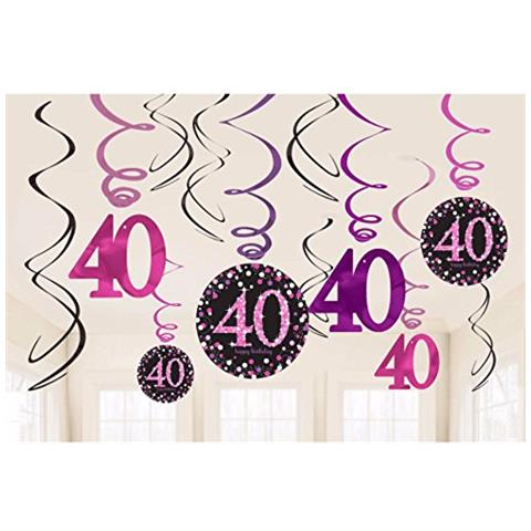 9900605 celebration 40th Swirl Decorations - Foto 1