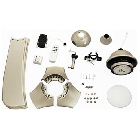 Ventilatore A Soffitto Integrata, 10 W, Titanio, 132 Cm - Foto 2