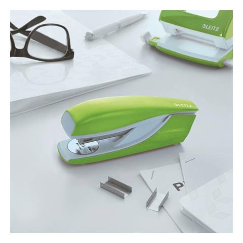 Leitz Heftgert Nexxt Wow 5502, Grn, Im Karton Heftleistung: 30 Blatt, Einlegetiefe: 65 Mm, Oberlade - 1 Stck (5502-10-54)  - Foto 3