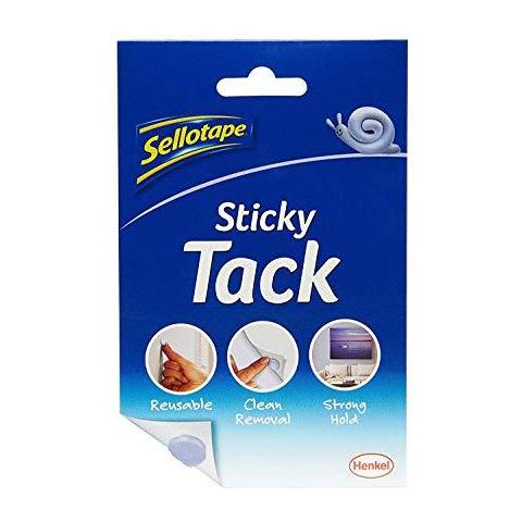 Sellotac Sticky Tack Per Casa E Ufficio Riutilizzabile Blu Tack Adesivo Rifornimenti Della Cancelleria Artigianato E Ufficio Poster Putty Per Appendere Foto Cards More 1 X 45g - Foto 2