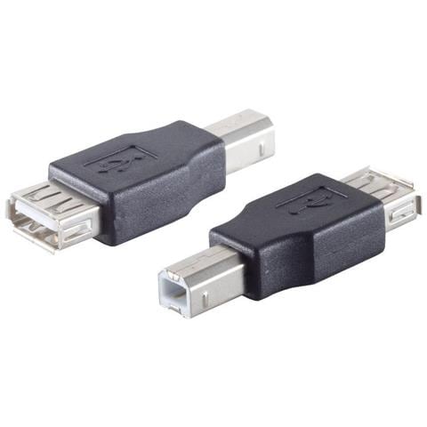 Basic-s Adattatore Usb Attacco Usb-a - Spina Usb B In Sacchetto Di Plastica Con Spina Euro (bs77045) - Foto 2