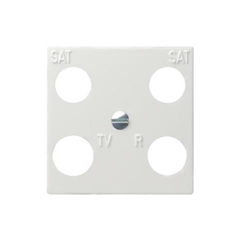 025803 Bianco Placca Per Interruttori E Coperchio Per Presa - Foto 1