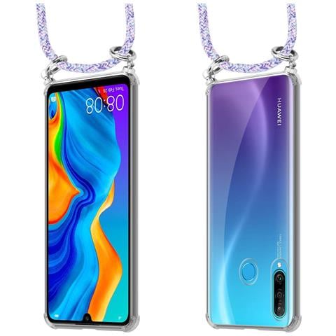 Catena Di Telefoni Cellulari Compatibile Con Huawei P30 Lite In Unicorn - Coperchio Protettivo In Silicone Con Anelli D'argento, Cinturino In Corda E Custodia Staccabile - Foto 8