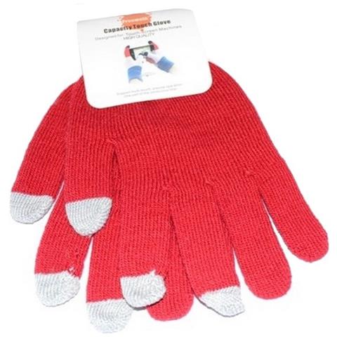Freewalk Guanti Capacitivi Touchscreen Red Per Smartphone E Tablet - Foto 1