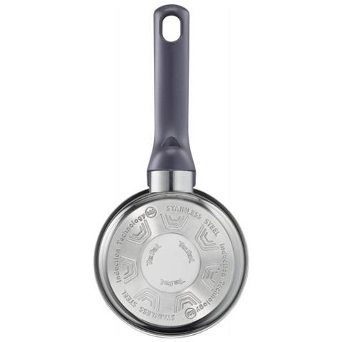 G713sb45 Daily Cook Set 11 Pezzi Acciaio Inox: Casseruola 16 Cm + Casseruola 20 E 24 Cm Con Coperchi + Padella 28 Cm + 5 Utensili - Foto 3