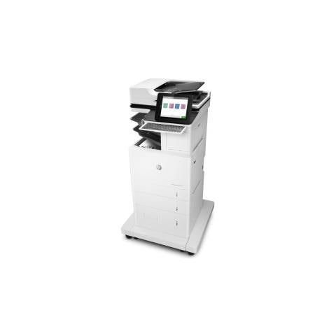 Stampante LaserJet Enterprise Flow MFP a Colori 65 ppm Stampa / Copia / Scansione / Fax / Scansione su E-mail 1200 x 1200 Dpi Stampa fronte-retro ADF Ethernet USB Bianco - Foto 1
