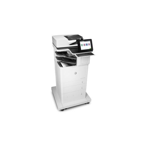 Stampante LaserJet Enterprise Flow MFP a Colori 65 ppm Stampa / Copia / Scansione / Fax / Scansione su E-mail 1200 x 1200 Dpi Stampa fronte-retro ADF Ethernet USB Bianco - Foto 2