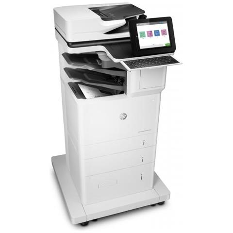 Stampante LaserJet Enterprise Flow MFP a Colori 65 ppm Stampa / Copia / Scansione / Fax / Scansione su E-mail 1200 x 1200 Dpi Stampa fronte-retro ADF Ethernet USB Bianco - Foto 5
