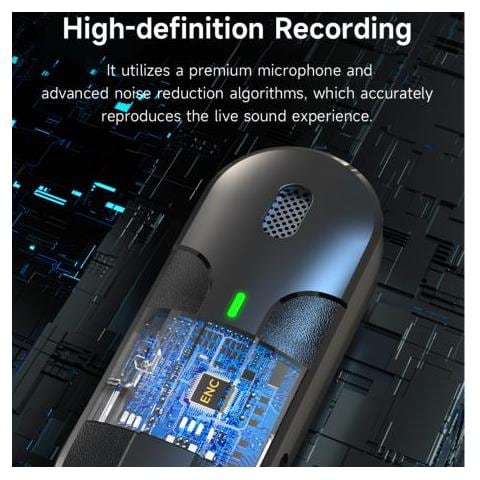 Doppio microfono wireless con connessione Lightning Apple - Foto 2