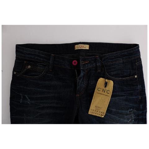 Jeans In Denim Vestibilitã  Regolare In Cotone Blu - W28 - Foto 5