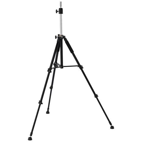 Treppiede Supporto Per Testina Di Allenamento Per Parrucchieri St09-black Linea Premium Professionale - Foto 3