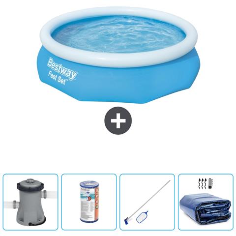 Piscina Fuori Terra - In Giro - 305x76 Cm - Blu - Include Accessori Coordinati Cb57 - Foto 1