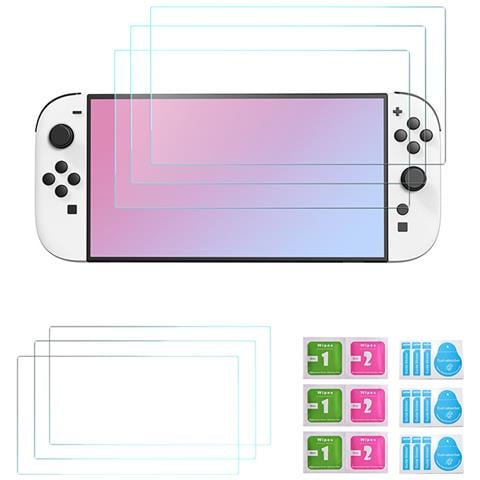 Set Di 3 Protezioni Per Schermo In Vetro Temperato Hd Per Switch 2 - Foto 1