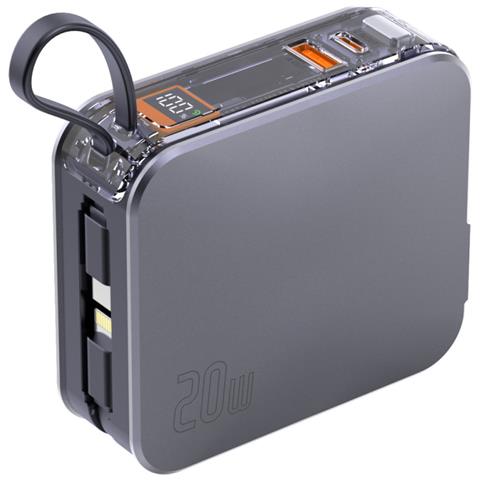 541287 Caricabatterie per dispositivi mobili Computer portatile, Smartphone, Orologio intelligente, Tablet, Universale Argento dC Ricarica rapida Interno - Foto 1