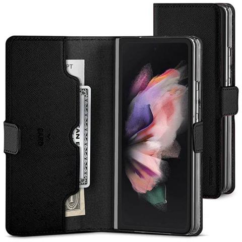 Custodia Magnetica Folio Per Galaxy Z Fold 6 Con Custodia Per Biglietti, Nero - Foto 2