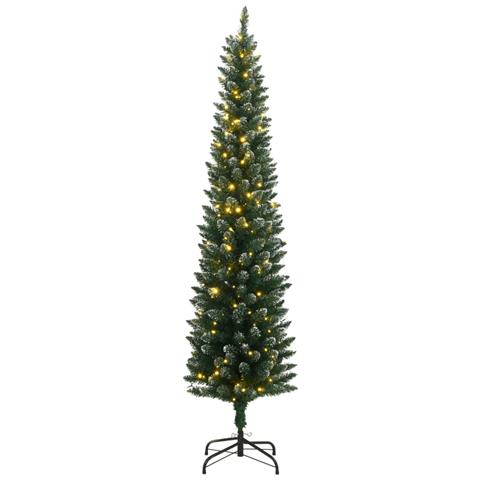 Albero di Natale Artificiale Sottile con 300 LED 180 cm - Foto 2