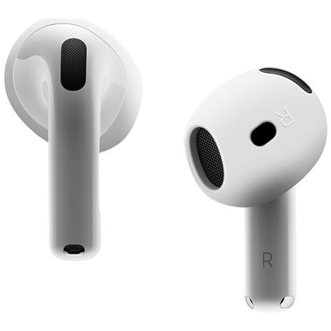 Cuscinetti Auricolari In Silicone Per Apple Airpods 4 - Set Da 2 Paia: Comfort E Protezione White - Foto 1