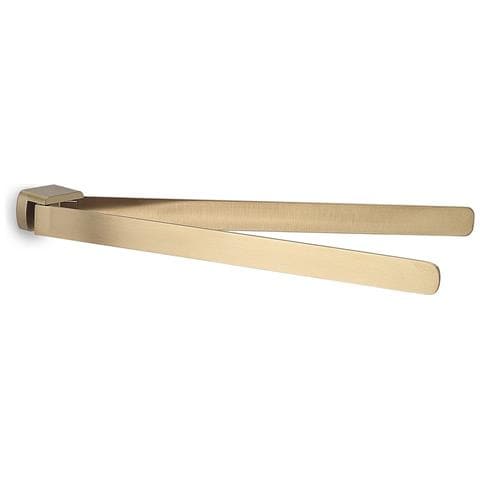 Portasalviette A Snodo Da Muro In Ottone E Cromall Pi23 Serie Pirenei Oro Matt - Foto 1