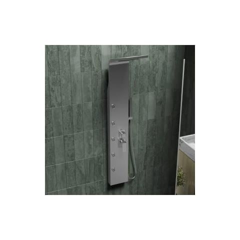 Colonna Doccia Pannello Idromassaggio Effetto Cascata Yh8123 Nizza - Satinato - Foto 2