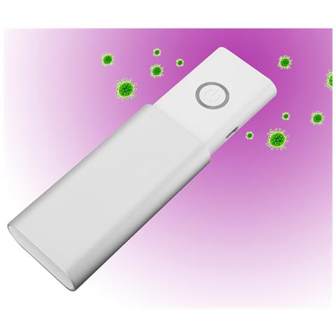 Lampada Ultravioletta Uv-c Portatile Compatta Per La Disinfezione E La Sterilizzazione - Foto 3