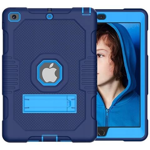 Custodia Per Ipad 6/5 9.7"" Con Supporto E Alloggiamento Per Stilo Blu Navy - Foto 1