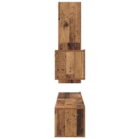 Set mobile TV 4 pcs Legno vecchio 30.5 x 30 x 110 cm - Foto 9