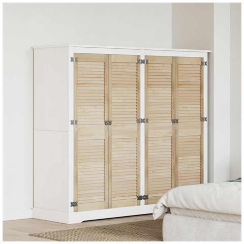 Porta per Armadio 4 pcs Naturale 140.5 x 2.1 x 49.5 cm - Foto 2