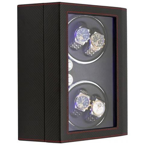 Carica Orologi Automatico Con Esterno In Fibra Di Carbonio E Luce Led Gray - Foto 2