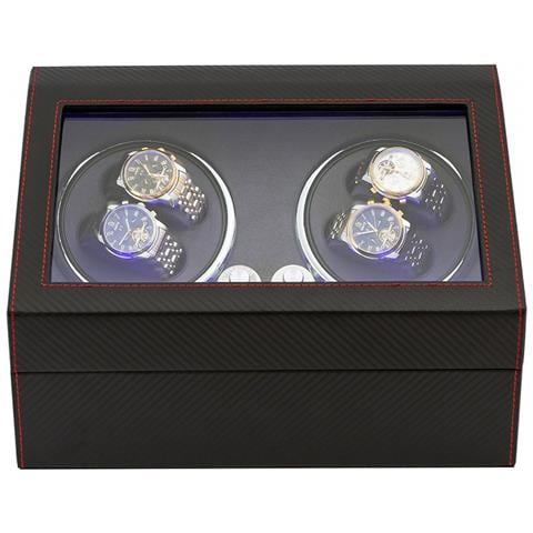 Carica Orologi Automatico Con Esterno In Fibra Di Carbonio E Luce Led Gray - Foto 1