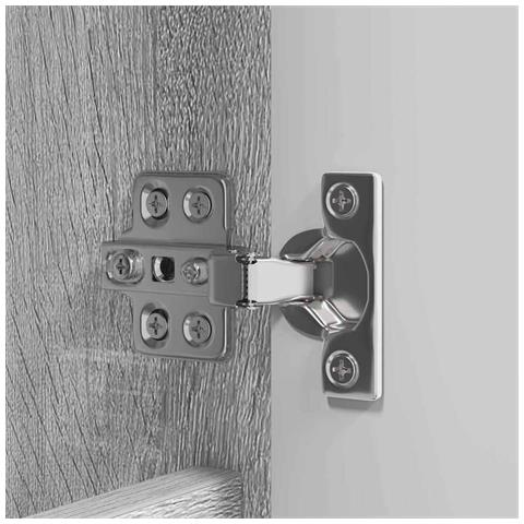 Mobiletto per specchio da bagno Grigio Sonoma 60 x 20 x 60 cm - Foto 9