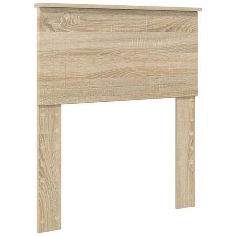 Testiera con testiera Rovere Sonoma 75 cm Legno multistrato - Foto 1