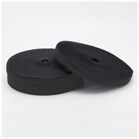Elastico Con Asole Ispessito - Elastico Regolabile Da 30 Metri Per Cucito Black 2 Metri - Foto 7