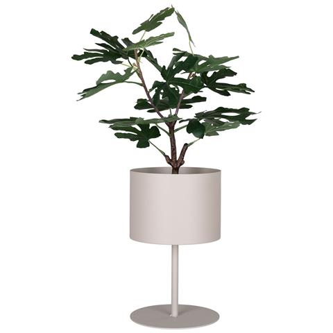 Supporto Per Vaso Trofa In Acciaio Color Sabbia — Ø21,5×36 Cm - Foto 2