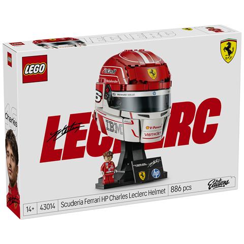 Editions 43014 Casco di Charles Leclerc Scuderia Ferrari HP con Minifigure F1 da Collezione, Regalo Ragazzi e Fan 14+ - Foto 2