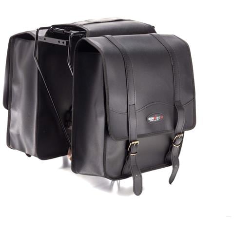 Borsa Bisaccia Ecopelle West Nera - Foto 1