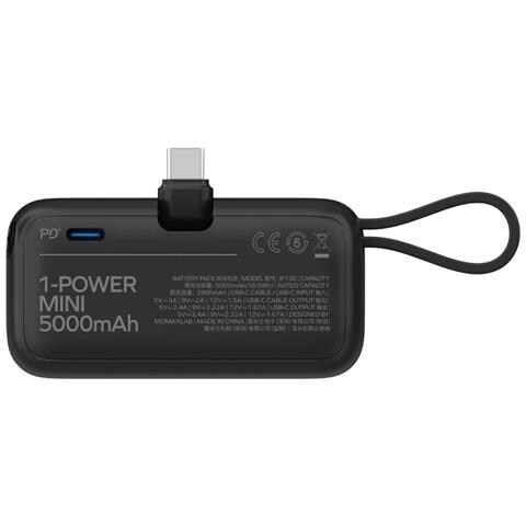 Power Bank - Nero, 5000 mAh, 20W - Foto 4